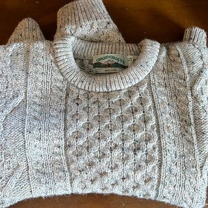 Chunky Irish wool sweater